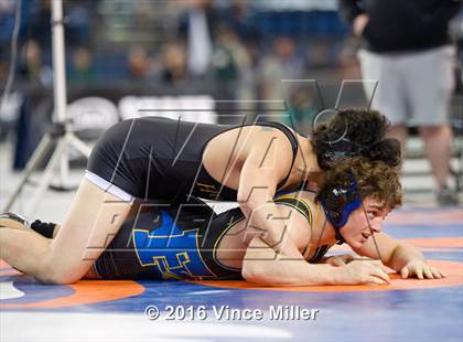 Thumbnail 2 in WIAA 3A 182 LB Championship photogallery.