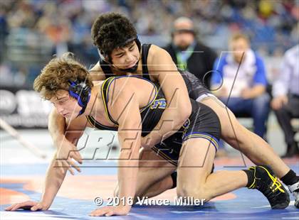Thumbnail 2 in WIAA 3A 182 LB Championship photogallery.