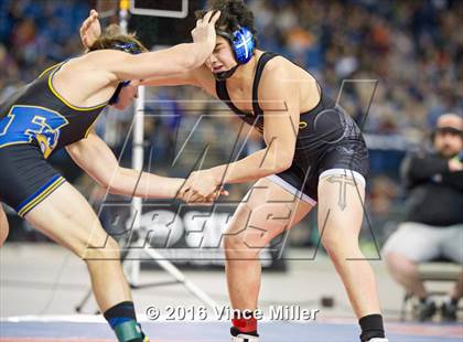 Thumbnail 3 in WIAA 3A 182 LB Championship photogallery.
