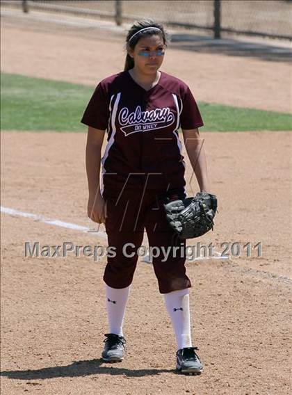Thumbnail 3 in Calvary Chapel vs. Citrus Valley (CIF SS D6 Final) photogallery.
