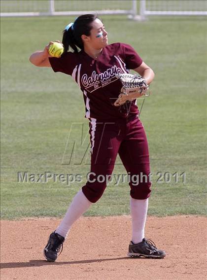 Thumbnail 2 in Calvary Chapel vs. Citrus Valley (CIF SS D6 Final) photogallery.