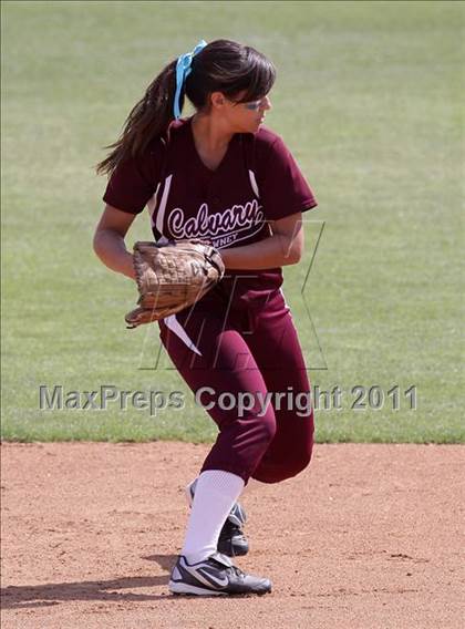 Thumbnail 2 in Calvary Chapel vs. Citrus Valley (CIF SS D6 Final) photogallery.