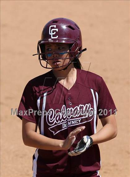 Thumbnail 2 in Calvary Chapel vs. Citrus Valley (CIF SS D6 Final) photogallery.