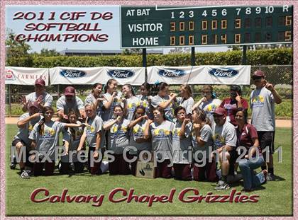 Thumbnail 2 in Calvary Chapel vs. Citrus Valley (CIF SS D6 Final) photogallery.