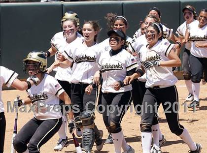 Thumbnail 1 in Calvary Chapel vs. Citrus Valley (CIF SS D6 Final) photogallery.