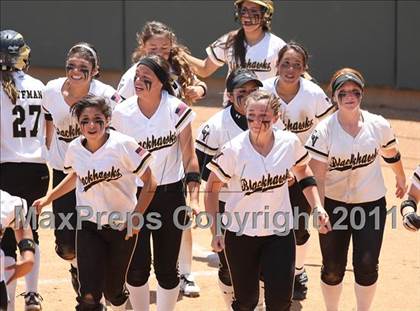 Thumbnail 2 in Calvary Chapel vs. Citrus Valley (CIF SS D6 Final) photogallery.