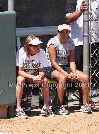Thumbnail 2 in Calvary Chapel vs. Citrus Valley (CIF SS D6 Final) photogallery.