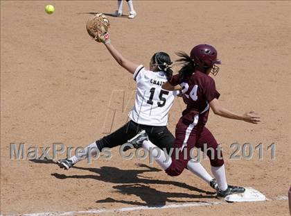 Thumbnail 3 in Calvary Chapel vs. Citrus Valley (CIF SS D6 Final) photogallery.