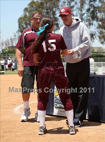 Thumbnail 2 in Calvary Chapel vs. Citrus Valley (CIF SS D6 Final) photogallery.