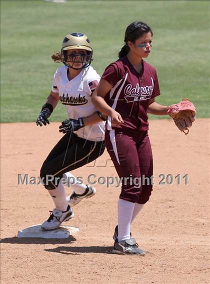 Thumbnail 2 in Calvary Chapel vs. Citrus Valley (CIF SS D6 Final) photogallery.