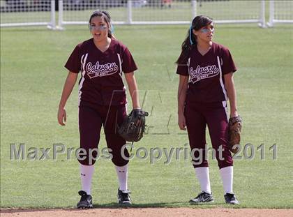 Thumbnail 2 in Calvary Chapel vs. Citrus Valley (CIF SS D6 Final) photogallery.