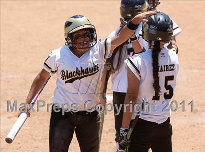 Thumbnail 3 in Calvary Chapel vs. Citrus Valley (CIF SS D6 Final) photogallery.