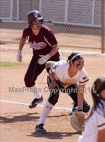 Thumbnail 1 in Calvary Chapel vs. Citrus Valley (CIF SS D6 Final) photogallery.