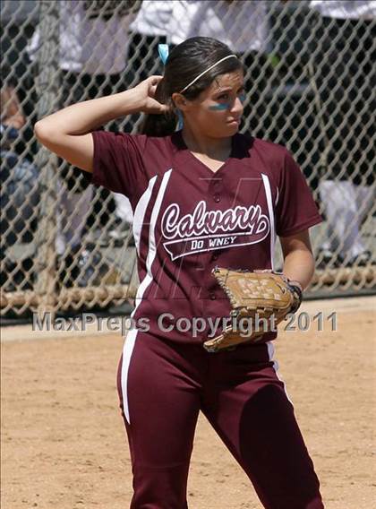 Thumbnail 2 in Calvary Chapel vs. Citrus Valley (CIF SS D6 Final) photogallery.