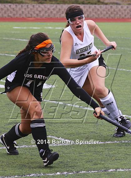 Thumbnail 2 in Los Gatos vs. Archbishop Mitty (CIF CCS Final) photogallery.