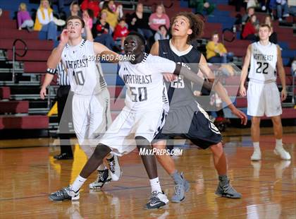 Thumbnail 2 in Lincoln Southeast vs. Lincoln Northeast (Heartland Athletic Conference Tournament) photogallery.