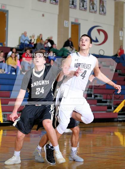 Thumbnail 2 in Lincoln Southeast vs. Lincoln Northeast (Heartland Athletic Conference Tournament) photogallery.