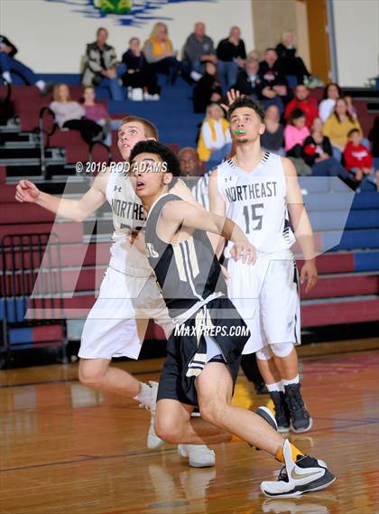 Thumbnail 2 in Lincoln Southeast vs. Lincoln Northeast (Heartland Athletic Conference Tournament) photogallery.