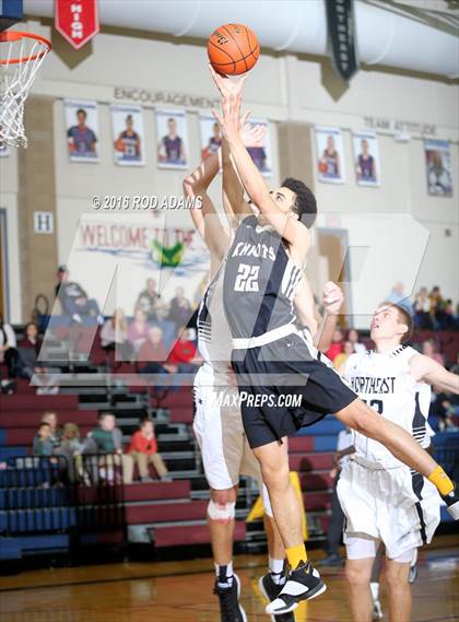 Thumbnail 2 in Lincoln Southeast vs. Lincoln Northeast (Heartland Athletic Conference Tournament) photogallery.