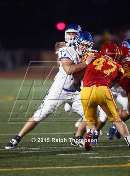 Thumbnail 1 in Jesuit vs. Christian Brothers (Holy Bowl @ Hughes Stadium) photogallery.