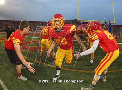 Thumbnail 3 in Jesuit vs. Christian Brothers (Holy Bowl @ Hughes Stadium) photogallery.