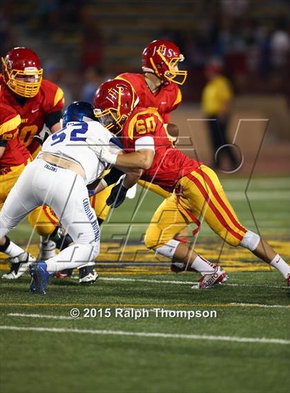 Thumbnail 2 in Jesuit vs. Christian Brothers (Holy Bowl @ Hughes Stadium) photogallery.