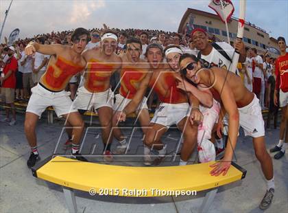 Thumbnail 3 in Jesuit vs. Christian Brothers (Holy Bowl @ Hughes Stadium) photogallery.