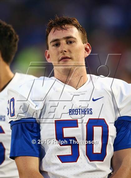 Thumbnail 2 in Jesuit vs. Christian Brothers (Holy Bowl @ Hughes Stadium) photogallery.