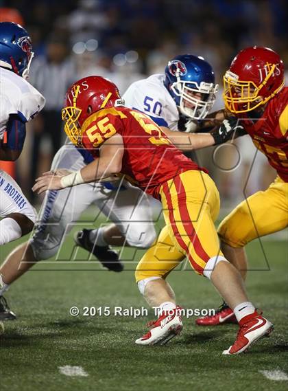 Thumbnail 3 in Jesuit vs. Christian Brothers (Holy Bowl @ Hughes Stadium) photogallery.