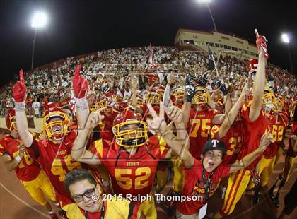 Thumbnail 2 in Jesuit vs. Christian Brothers (Holy Bowl @ Hughes Stadium) photogallery.