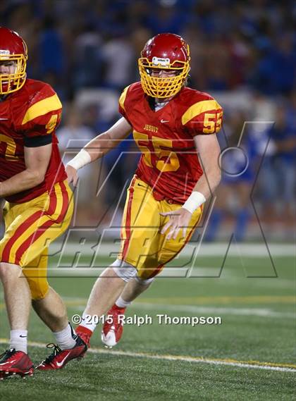 Thumbnail 3 in Jesuit vs. Christian Brothers (Holy Bowl @ Hughes Stadium) photogallery.