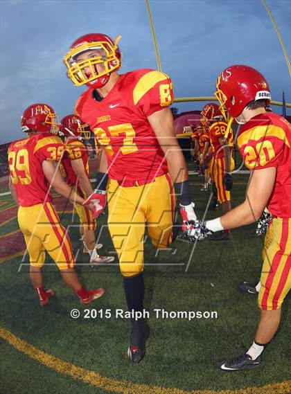 Thumbnail 1 in Jesuit vs. Christian Brothers (Holy Bowl @ Hughes Stadium) photogallery.