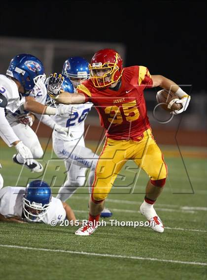 Thumbnail 3 in Jesuit vs. Christian Brothers (Holy Bowl @ Hughes Stadium) photogallery.