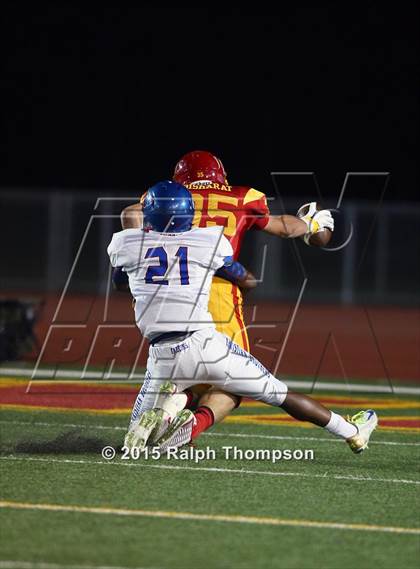 Thumbnail 2 in Jesuit vs. Christian Brothers (Holy Bowl @ Hughes Stadium) photogallery.