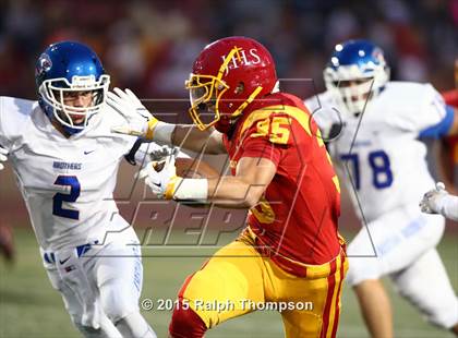 Thumbnail 2 in Jesuit vs. Christian Brothers (Holy Bowl @ Hughes Stadium) photogallery.