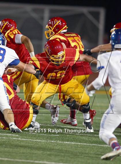 Thumbnail 3 in Jesuit vs. Christian Brothers (Holy Bowl @ Hughes Stadium) photogallery.