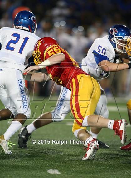 Thumbnail 1 in Jesuit vs. Christian Brothers (Holy Bowl @ Hughes Stadium) photogallery.