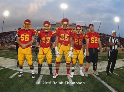 Thumbnail 2 in Jesuit vs. Christian Brothers (Holy Bowl @ Hughes Stadium) photogallery.