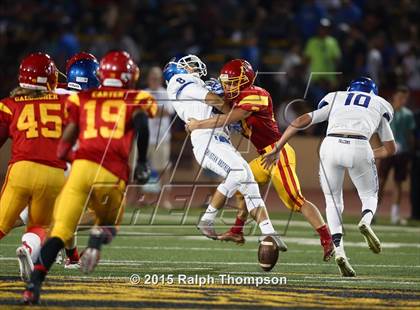 Thumbnail 1 in Jesuit vs. Christian Brothers (Holy Bowl @ Hughes Stadium) photogallery.