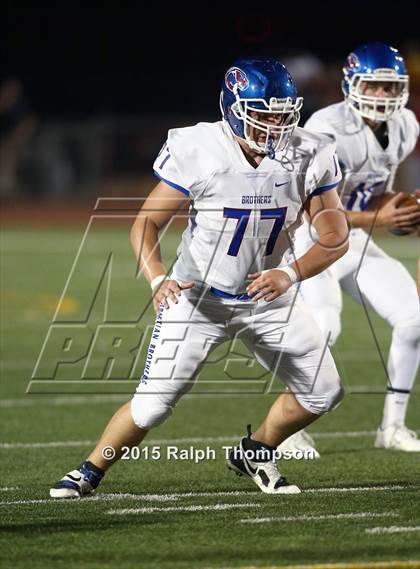 Thumbnail 3 in Jesuit vs. Christian Brothers (Holy Bowl @ Hughes Stadium) photogallery.