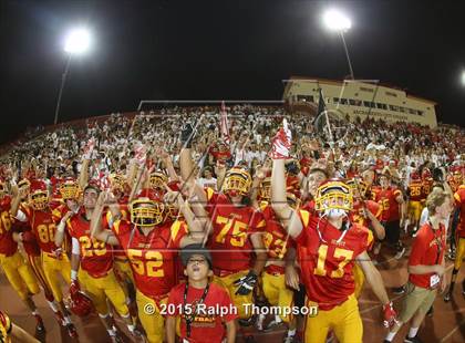 Thumbnail 3 in Jesuit vs. Christian Brothers (Holy Bowl @ Hughes Stadium) photogallery.