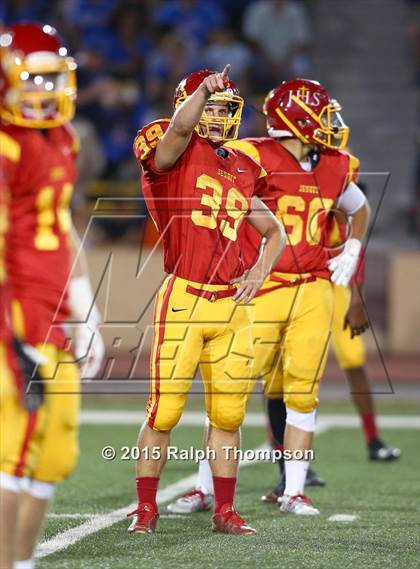 Thumbnail 1 in Jesuit vs. Christian Brothers (Holy Bowl @ Hughes Stadium) photogallery.