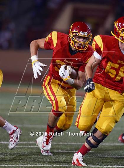 Thumbnail 2 in Jesuit vs. Christian Brothers (Holy Bowl @ Hughes Stadium) photogallery.
