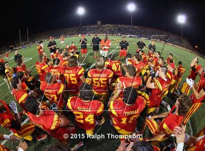 Thumbnail 2 in Jesuit vs. Christian Brothers (Holy Bowl @ Hughes Stadium) photogallery.