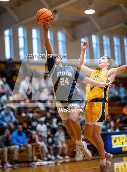 Thumbnail 3 in Western Alamance vs Cape Fear (NCHSAA 3A Third Round) photogallery.