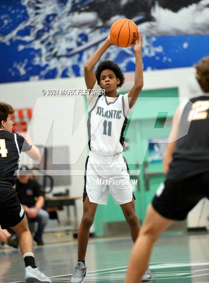 Thumbnail 3 in Atlantic vs David Crockett (Daytona Beach Sunshine Classic) photogallery.