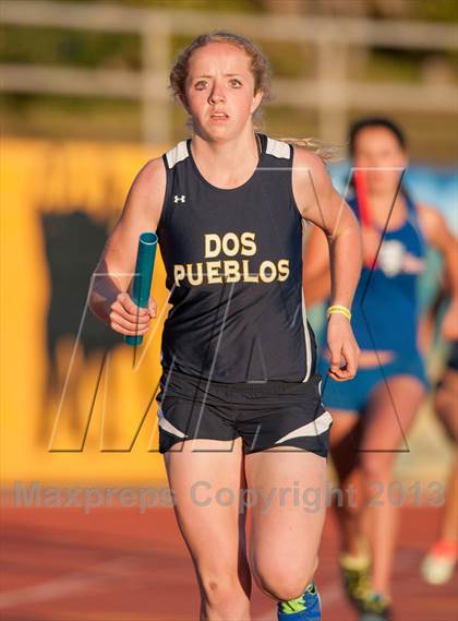 Thumbnail 1 in 2013 Ventura Invitational Girls 4X400 Relay photogallery.