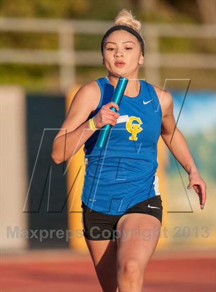 Thumbnail 2 in 2013 Ventura Invitational Girls 4X400 Relay photogallery.