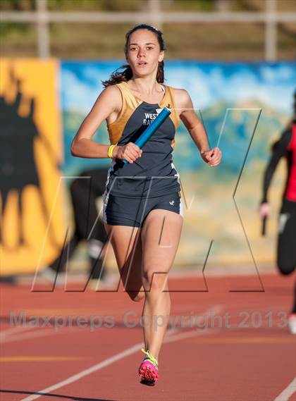 Thumbnail 1 in 2013 Ventura Invitational Girls 4X400 Relay photogallery.