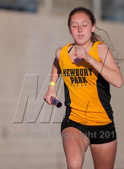 Thumbnail 2 in 2013 Ventura Invitational Girls 4X400 Relay photogallery.